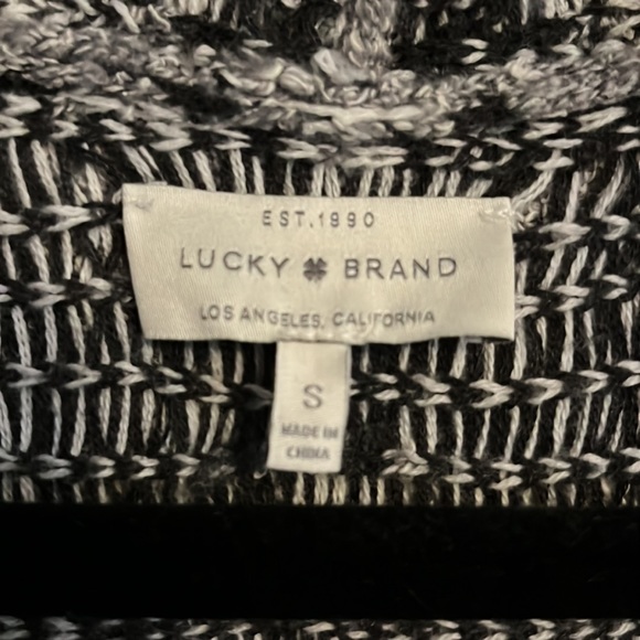 Lucky Brand gray sweater cardigan - Picture 3 of 4
